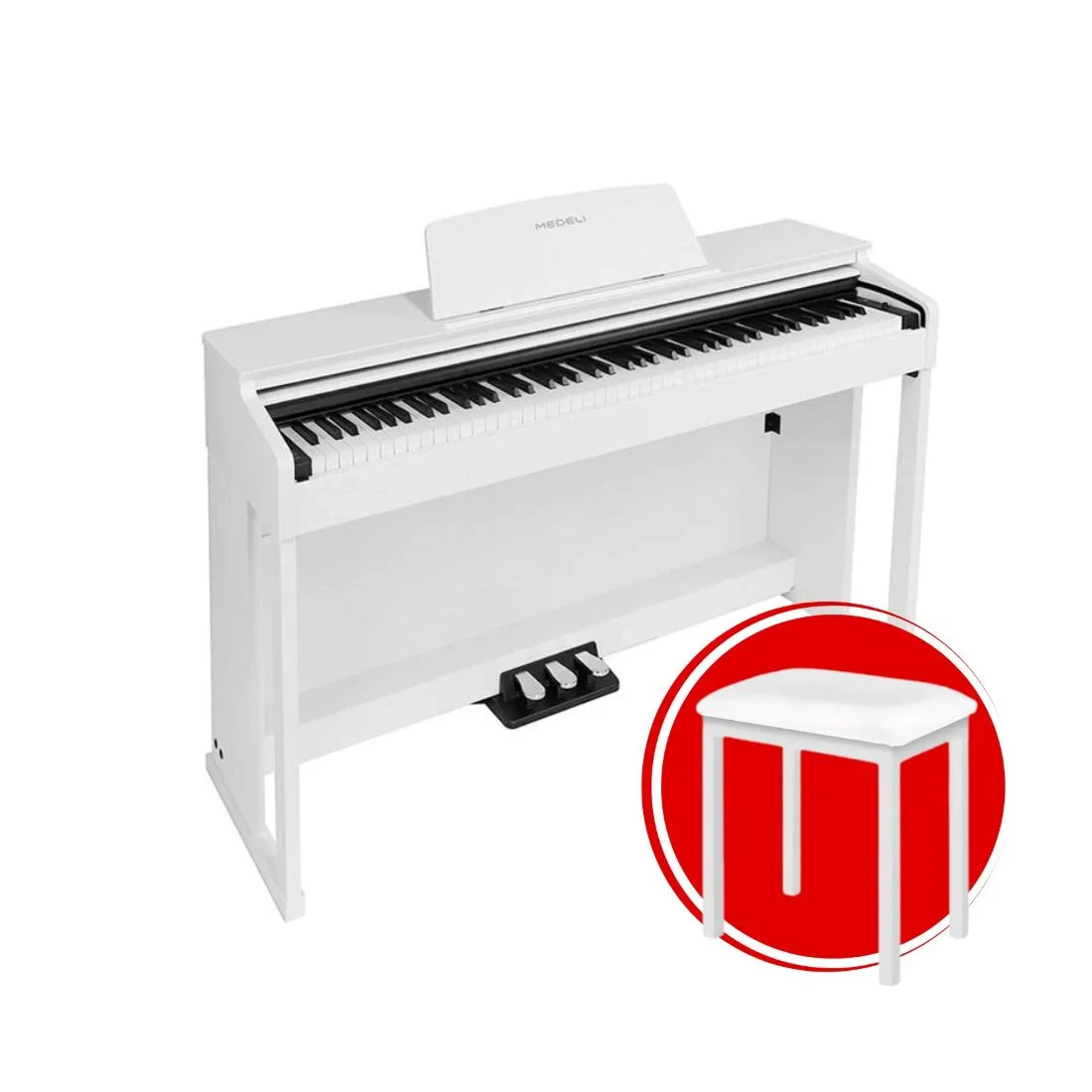 Цифровое пианино Medeli DP280 WH (Satin)